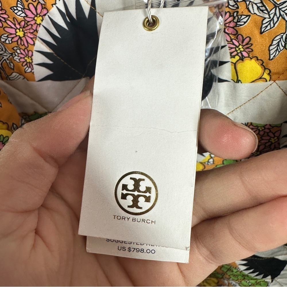 NWT Tory Burch Green Oversized Parka Jacket sz M - Picture 12 of 12